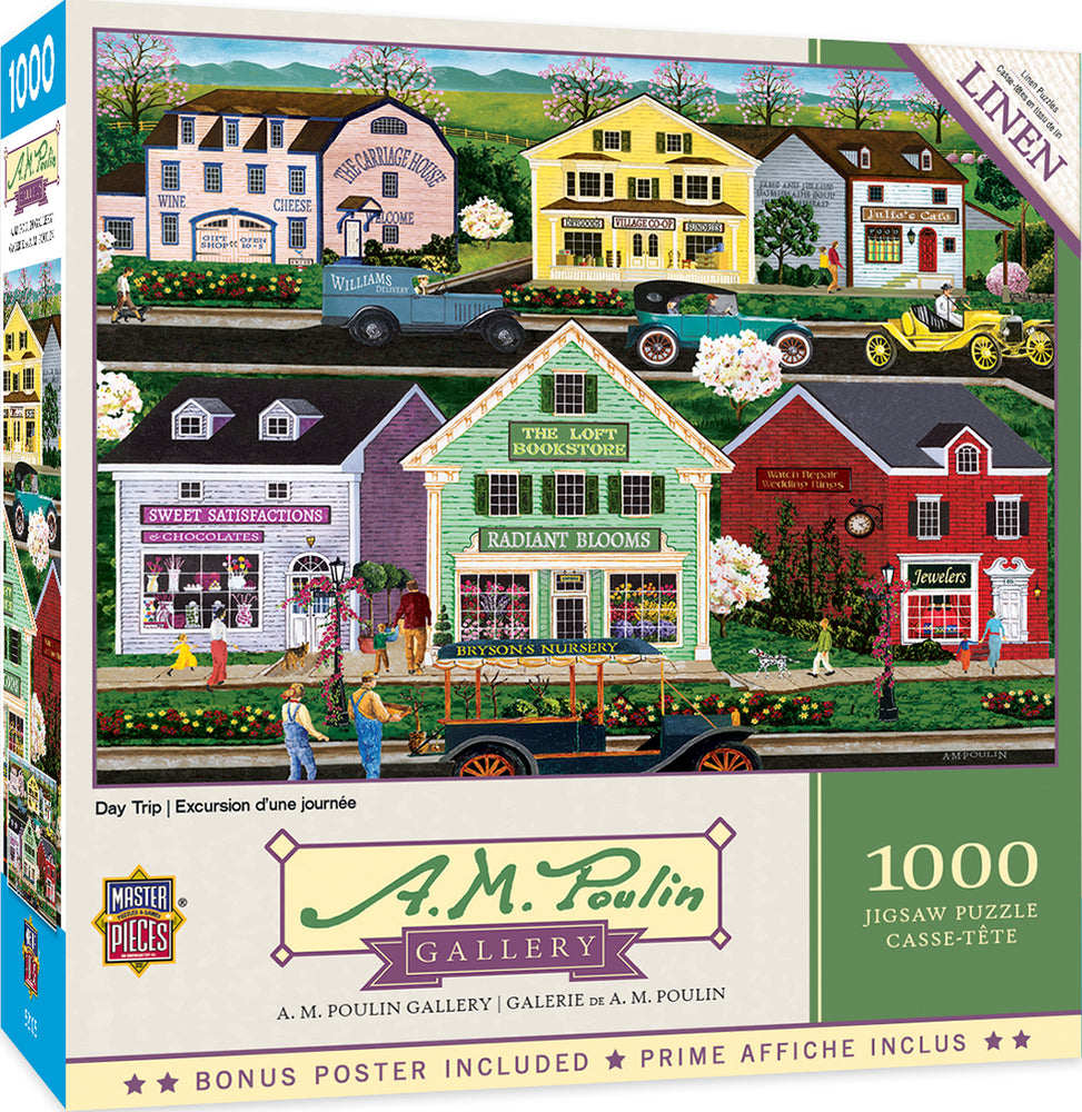 Puzzle Masterpieces: 1000 Piece A. M. Poulin - Day Trip