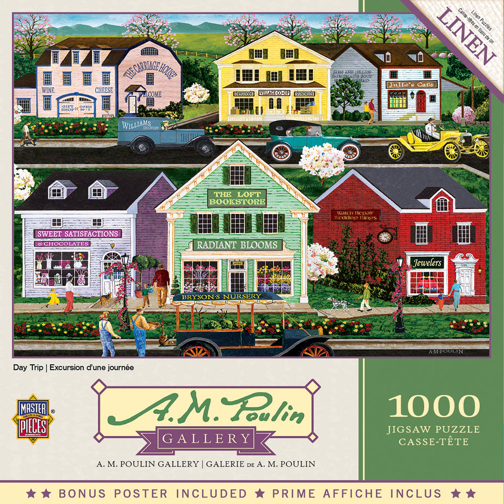 Puzzle Masterpieces: 1000 Piece A. M. Poulin - Day Trip
