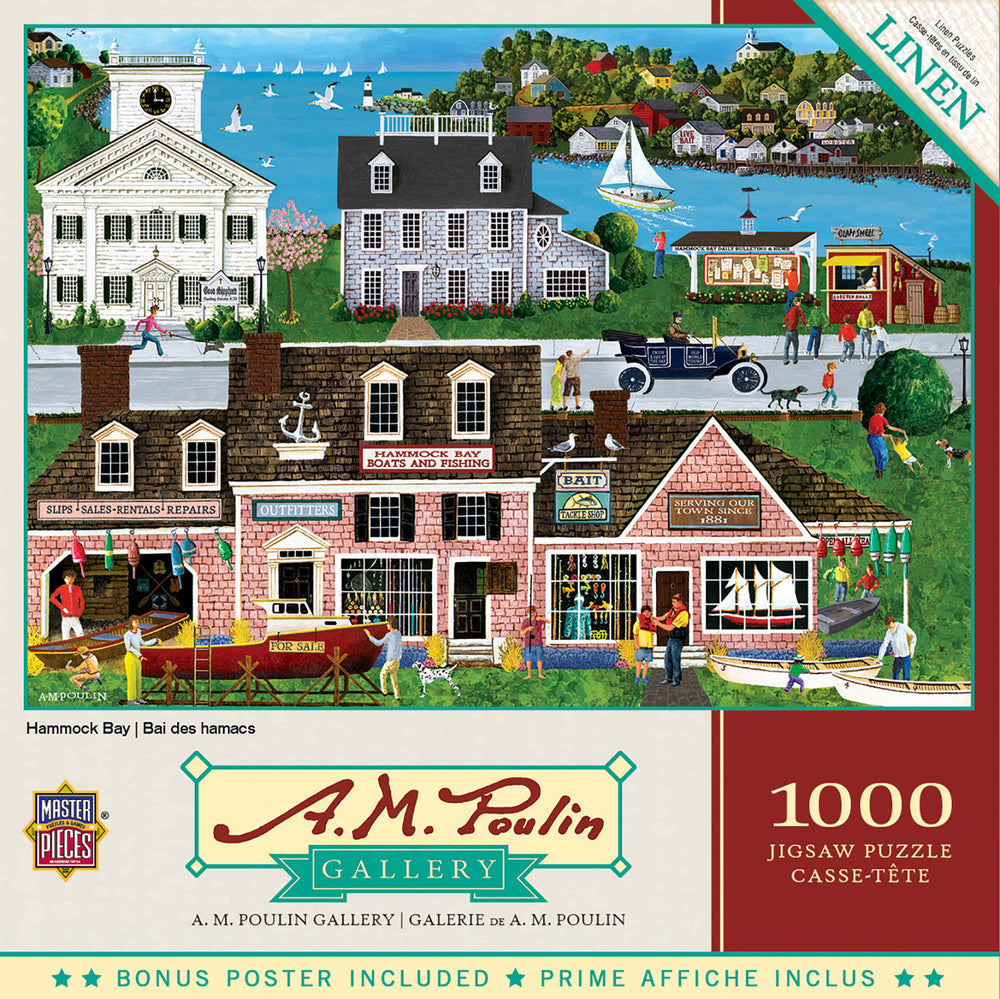 Puzzle Masterpieces: 1000 Piece A. M. Poulin - Hammock Bay
