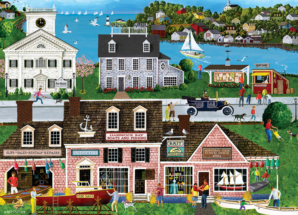 Puzzle Masterpieces: 1000 Piece A. M. Poulin - Hammock Bay