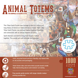 Puzzle Masterpieces: 1000 Piece Tribal Spirit - Spirit Animals