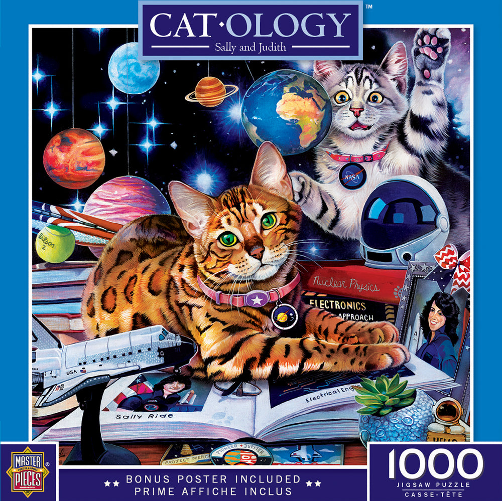Puzzle Masterpieces: 1000 Piece Catology - Sally and Judith