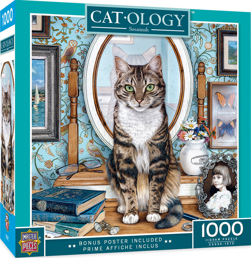 Puzzle Masterpieces: 1000 Piece Catology - Savannah