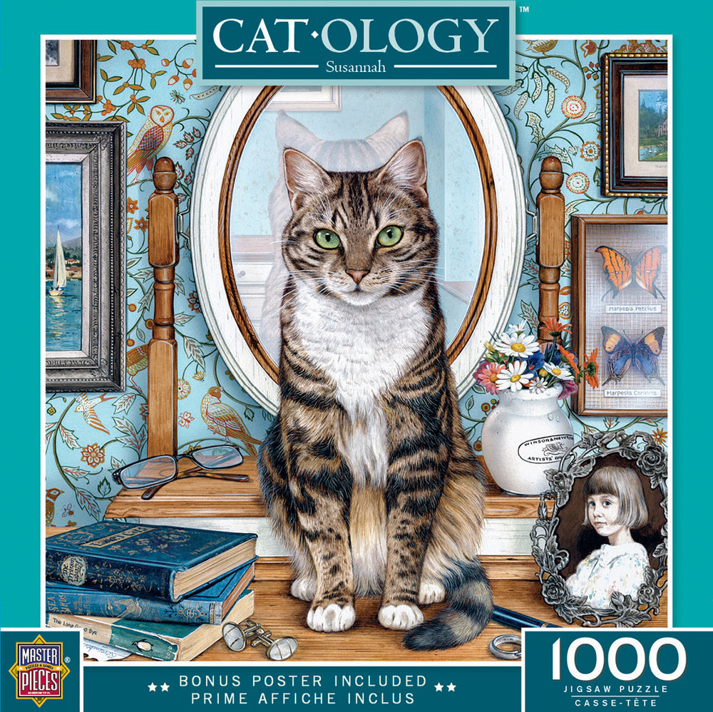 Puzzle Masterpieces: 1000 Piece Catology - Savannah