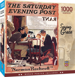 Puzzle Masterpieces: 1000 Piece Saturday Evening Post - Saying Grace