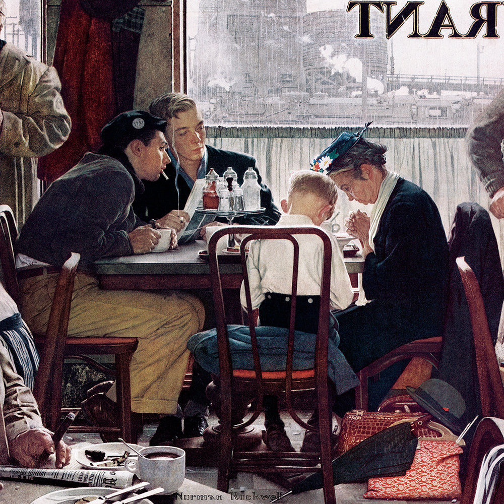 Puzzle Masterpieces: 1000 Piece Saturday Evening Post - Saying Grace