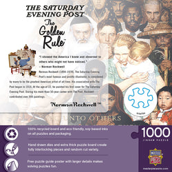 Puzzle Masterpieces: 1000 Piece Saturday Evening Post - The Golden Rule