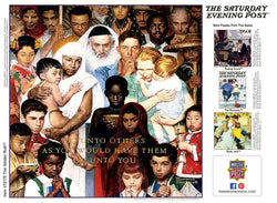 Puzzle Masterpieces: 1000 Piece Saturday Evening Post - The Golden Rule