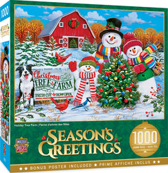 Puzzle Masterpieces: 1000 Piece Holiday - Holiday Tree Farm