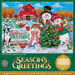 Puzzle Masterpieces: 1000 Piece Holiday - Holiday Tree Farm