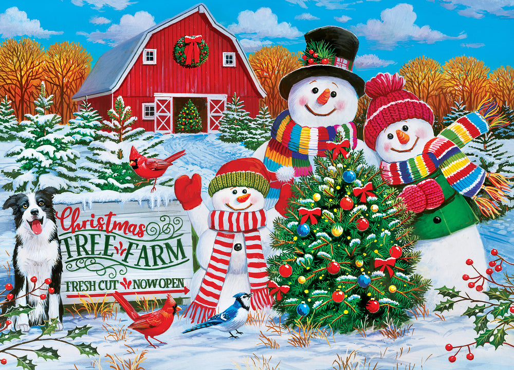 Puzzle Masterpieces: 1000 Piece Holiday - Holiday Tree Farm