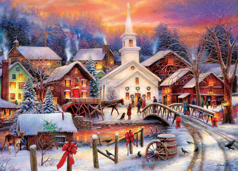 Puzzle Masterpieces: 1000 Piece Holiday - Hope Runs Deep