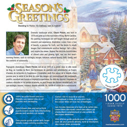 Puzzle Masterpieces: 1000 Piece Holiday - Sledding to Home