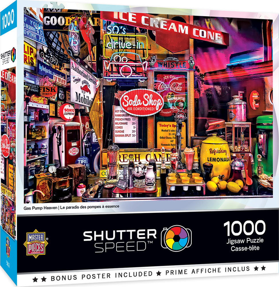 Puzzle Masterpieces: 1000 Piece Shutterspeed - Gas Pump Heaven