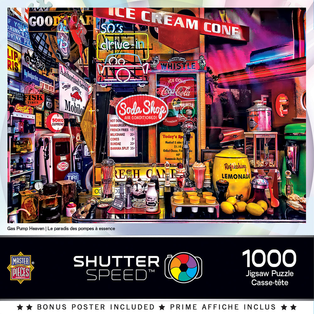 Puzzle Masterpieces: 1000 Piece Shutterspeed - Gas Pump Heaven