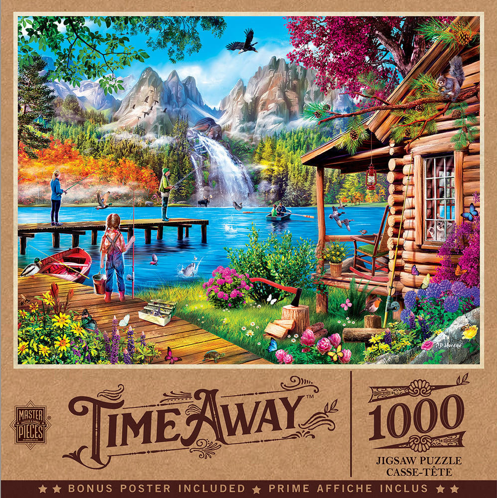 Puzzle Masterpieces: 1000 Piece Time Away - Fishing with Pappy