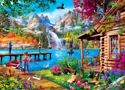 Puzzle Masterpieces: 1000 Piece Time Away - Fishing with Pappy