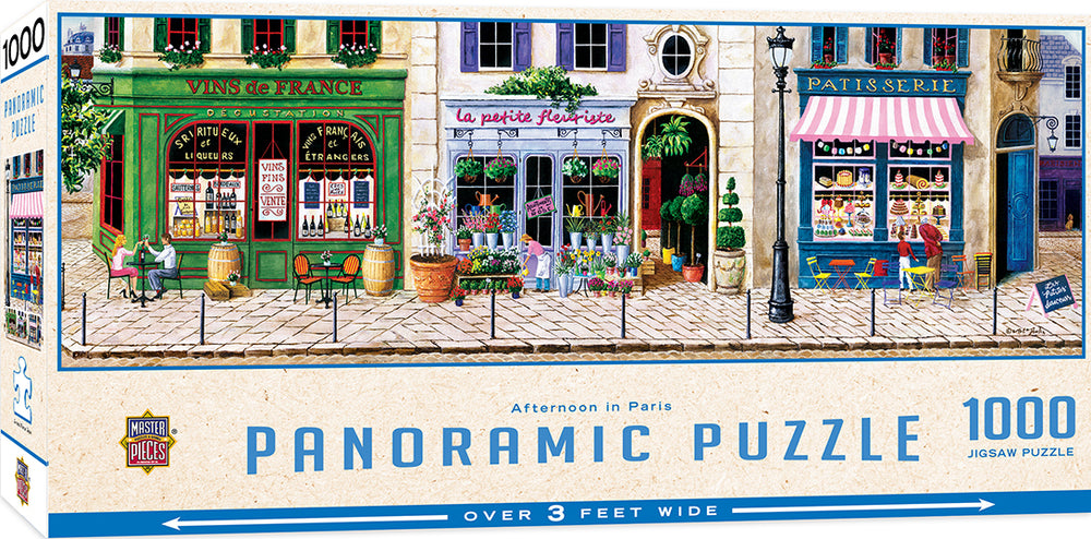 Puzzle Masterpieces: 1000 Piece Panoramic Afternoon in Paris
