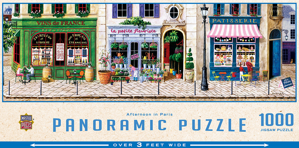 Puzzle Masterpieces: 1000 Piece Panoramic Afternoon in Paris