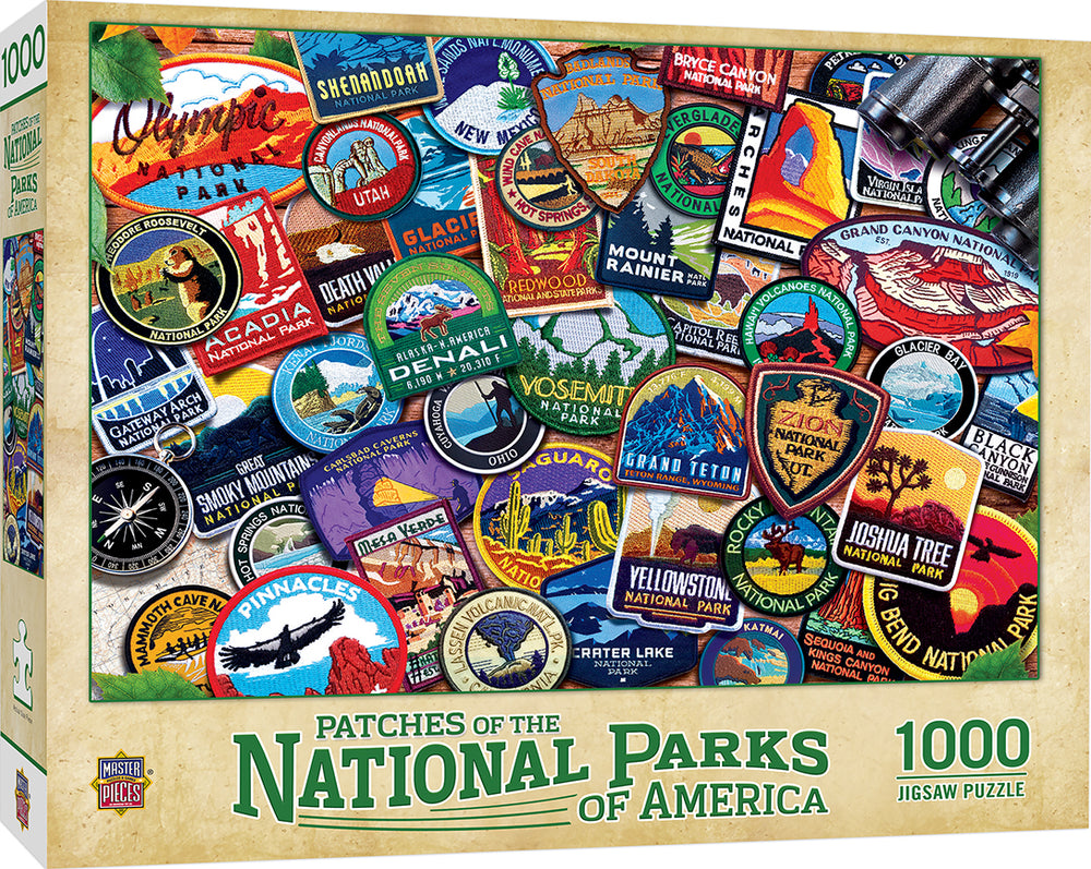 Puzzle Masterpieces: 1000 Piece National Parks - Patches
