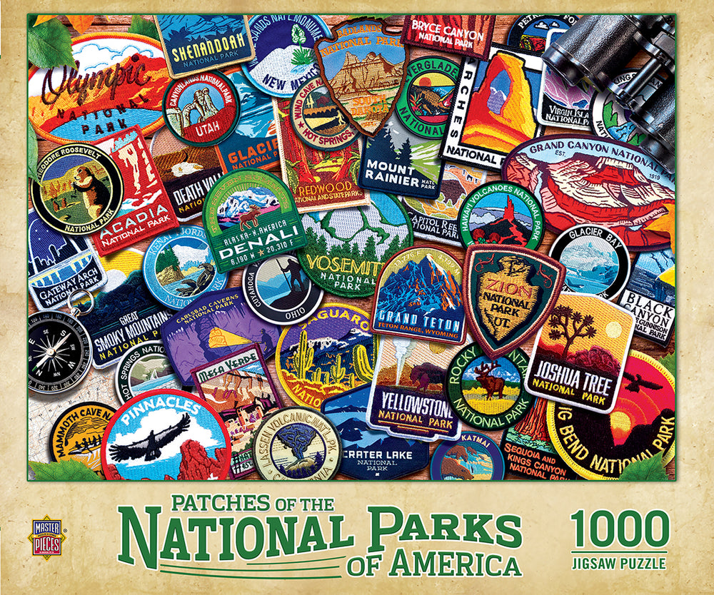 Puzzle Masterpieces: 1000 Piece National Parks - Patches