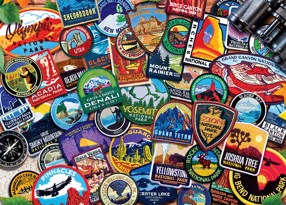Puzzle Masterpieces: 1000 Piece National Parks - Patches
