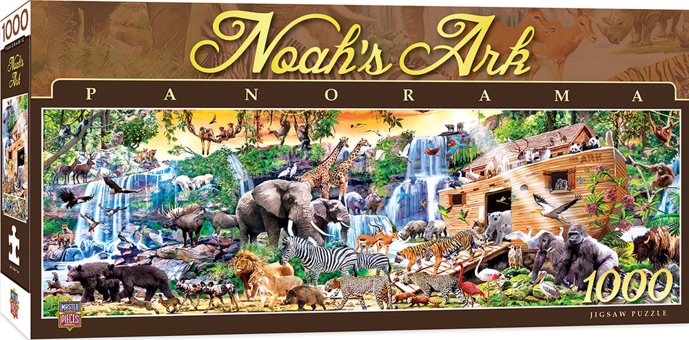 Puzzle Masterpieces: 1000 Piece Panoramic Inspirational - Noah's Ark