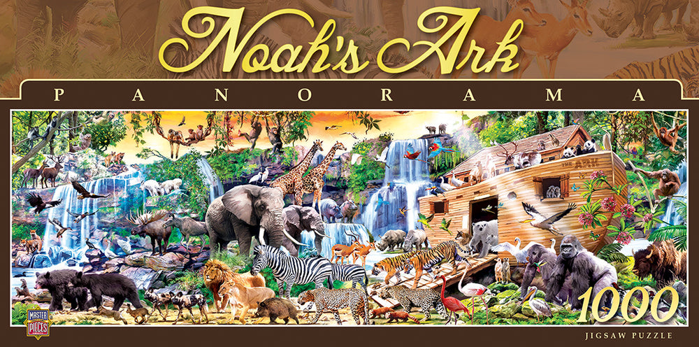 Puzzle Masterpieces: 1000 Piece Panoramic Inspirational - Noah's Ark