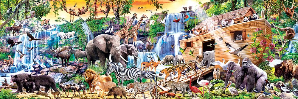Puzzle Masterpieces: 1000 Piece Panoramic Inspirational - Noah's Ark
