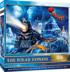 Puzzle Masterpieces: 1000 Piece The Polar Express - Race to the Pole