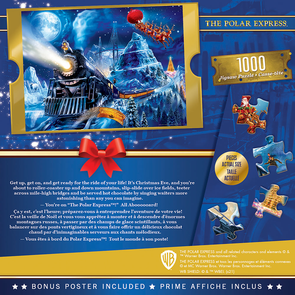 Puzzle Masterpieces: 1000 Piece The Polar Express - Race to the Pole