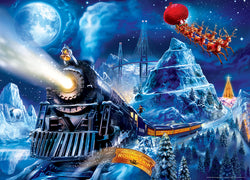 Puzzle Masterpieces: 1000 Piece The Polar Express - Race to the Pole