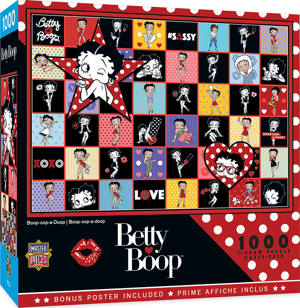 Puzzle Masterpieces: 1000 Piece Betty Boop - Boop oop a Doop