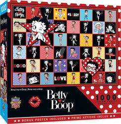 Puzzle Masterpieces: 1000 Piece Betty Boop - Boop oop a Doop