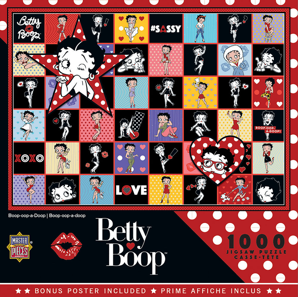 Puzzle Masterpieces: 1000 Piece Betty Boop - Boop oop a Doop
