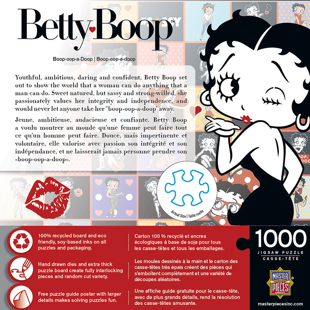 Puzzle Masterpieces: 1000 Piece Betty Boop - Boop oop a Doop