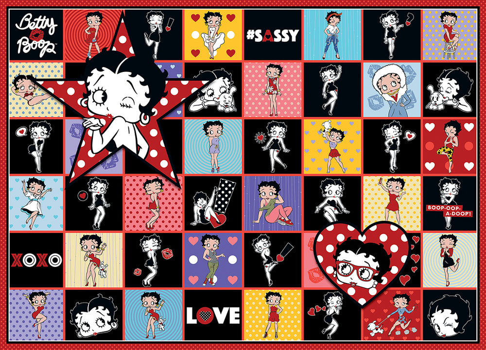 Puzzle Masterpieces: 1000 Piece Betty Boop - Boop oop a Doop
