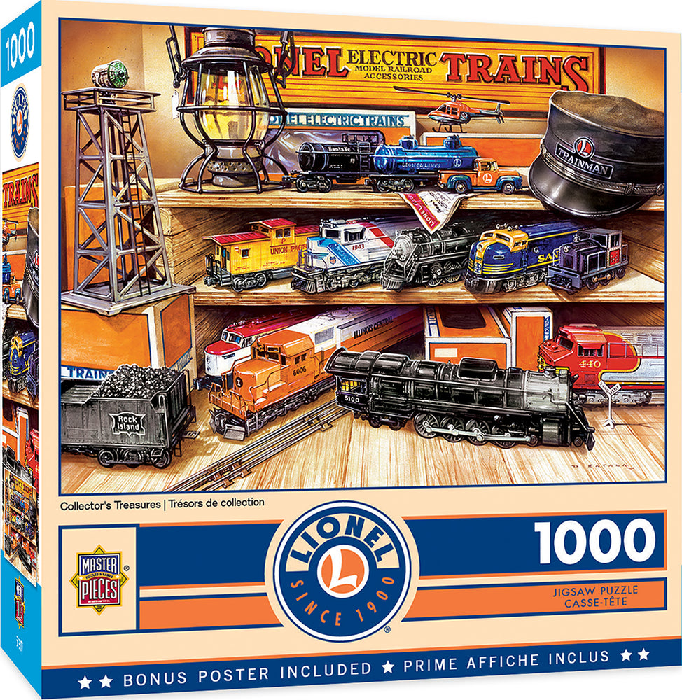 Puzzle Masterpieces: 1000 Piece Lionel - Collector's Treasures