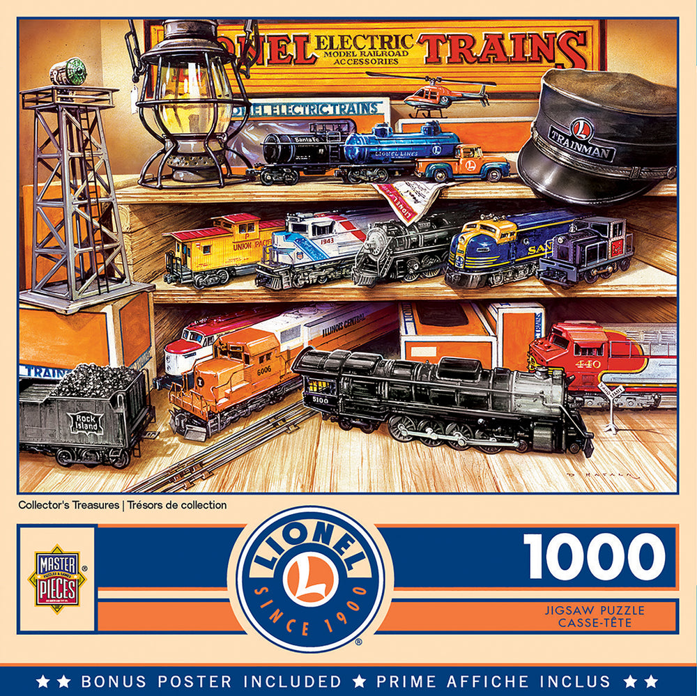 Puzzle Masterpieces: 1000 Piece Lionel - Collector's Treasures