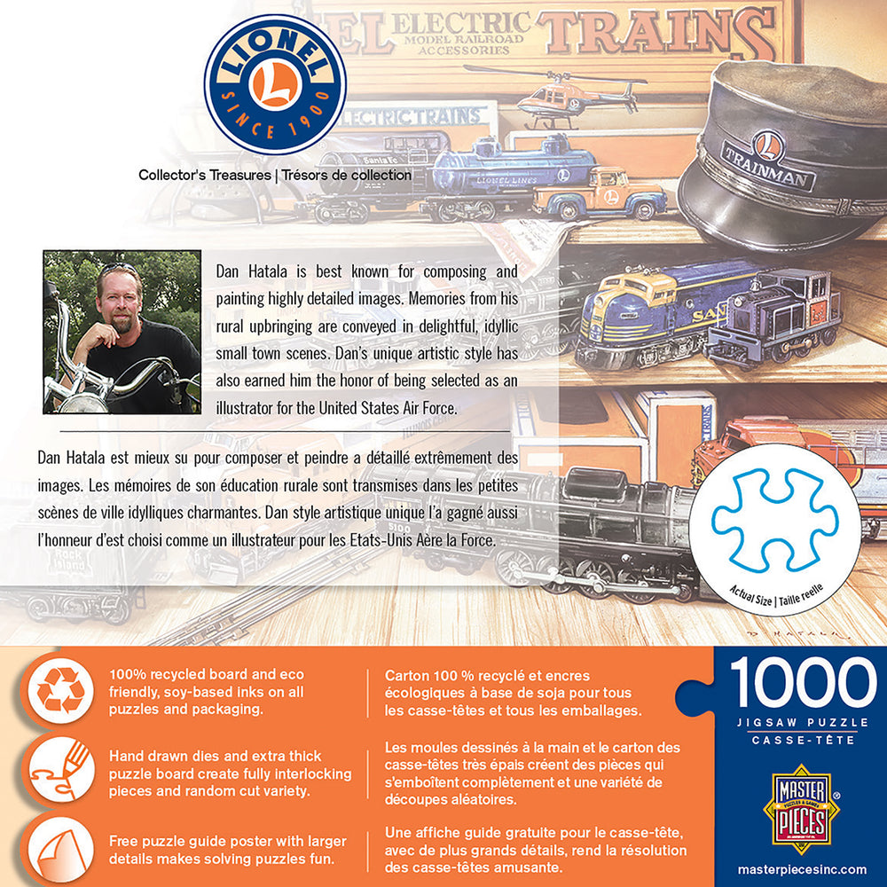Puzzle Masterpieces: 1000 Piece Lionel - Collector's Treasures