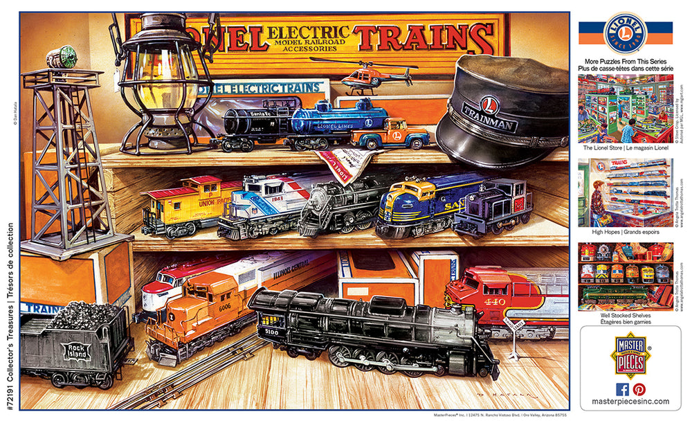 Puzzle Masterpieces: 1000 Piece Lionel - Collector's Treasures