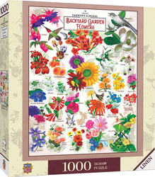 Puzzle Masterpieces: 1000 Piece Farmers Almanac - Garden Florals