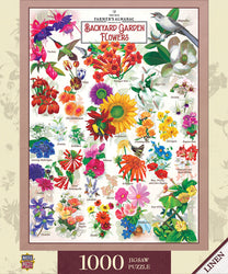 Puzzle Masterpieces: 1000 Piece Farmers Almanac - Garden Florals