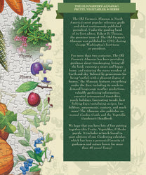 Puzzle Masterpieces: 1000 Piece Farmers Almanac - Fruits & Vegetables