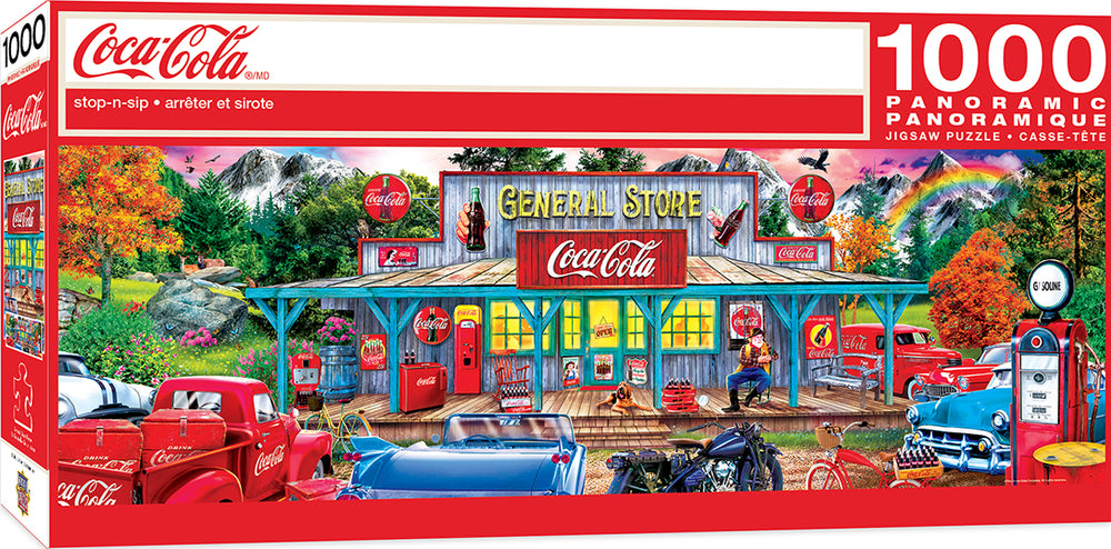 Puzzle Masterpieces: 1000 Piece Panoramic Coca-Cola
