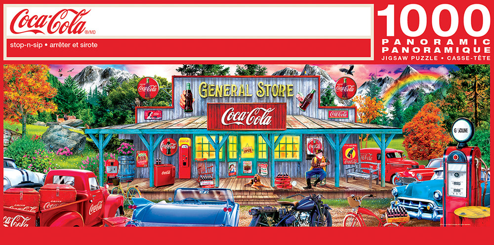 Puzzle Masterpieces: 1000 Piece Panoramic Coca-Cola