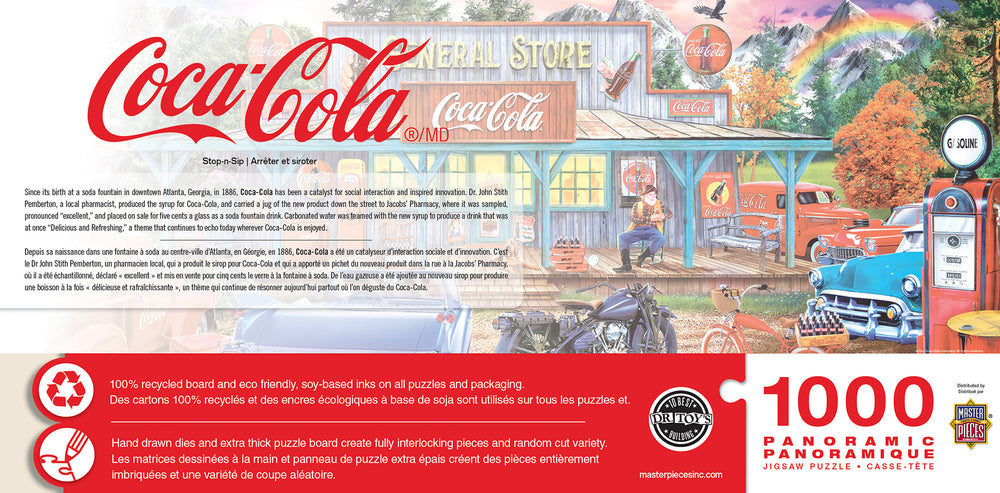 Puzzle Masterpieces: 1000 Piece Panoramic Coca-Cola