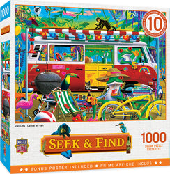 Puzzle Masterpieces: 1000 Piece Seek & Find - Van Life