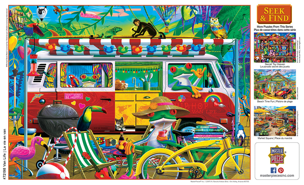Puzzle Masterpieces: 1000 Piece Seek & Find - Van Life