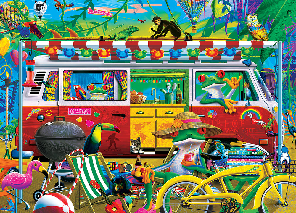 Puzzle Masterpieces: 1000 Piece Seek & Find - Van Life
